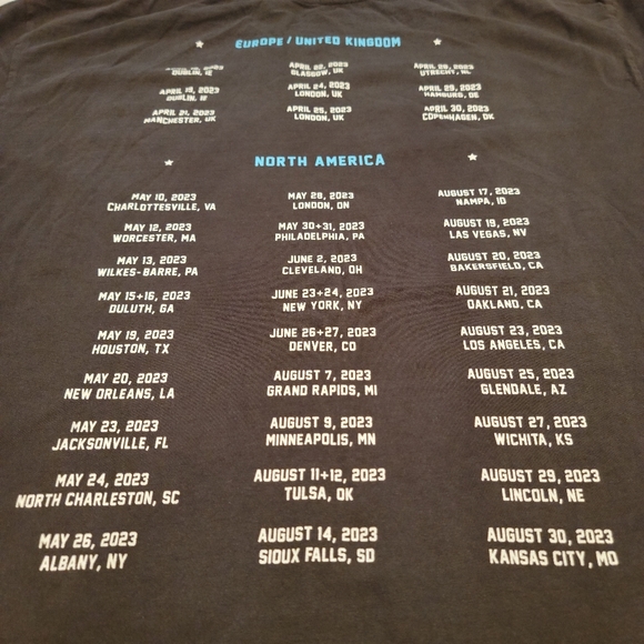 Zach Bryan Official Tour Merch Graphic Tee Size Large NEW! BURN BURN … - Picture 7 of 9